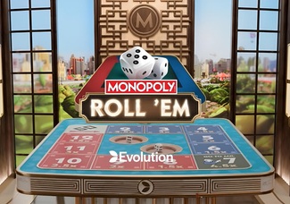 MONOPOLY Roll ’em table avec dés